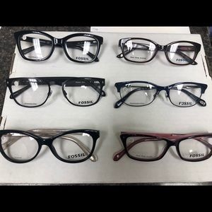 Fossil Brand Frames 6 pair